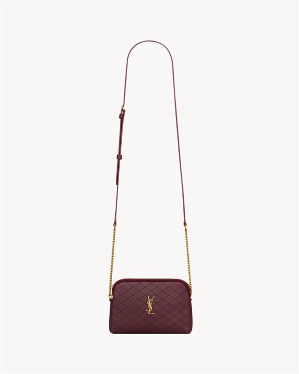 GABY ZIPPERED POUCH IN LAMBSKIN
