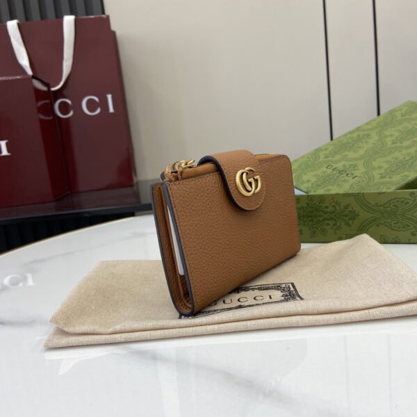 MEDIUM DOUBLE G WALLET WITH BAMBOO