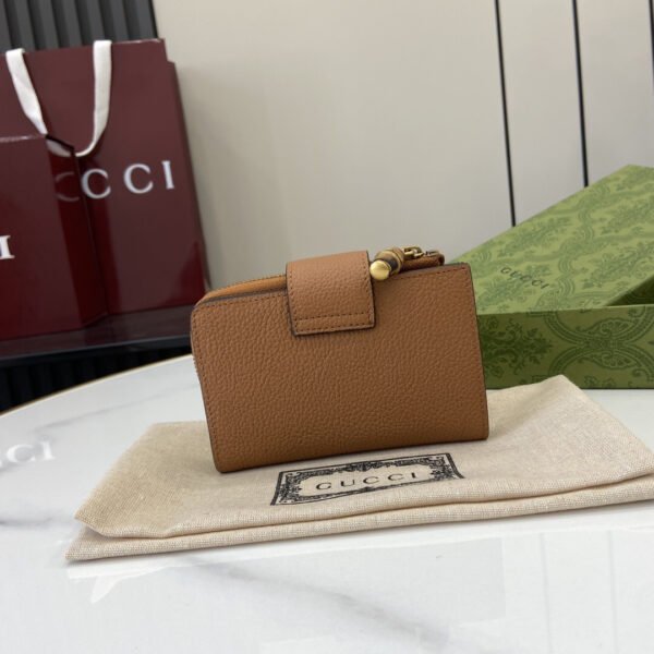 MEDIUM DOUBLE G WALLET WITH BAMBOO