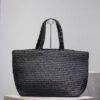 SAINT LAURENT TOTE IN RAFFIA