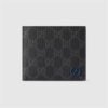 BLUE INTERIOR GG BI-FOLD WALLET
