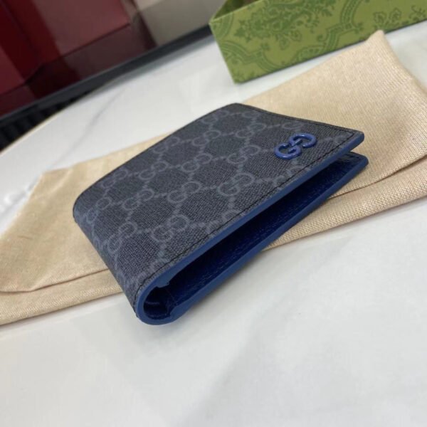 BLUE INTERIOR GG BI-FOLD WALLET