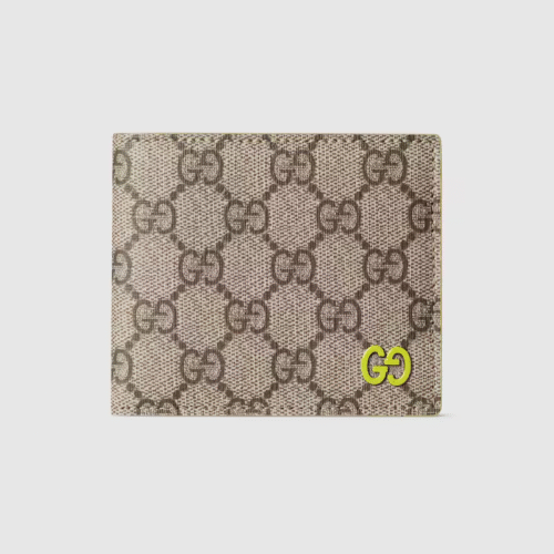 ACID GREEN INTERIOR GG BI-FOLD WALLET