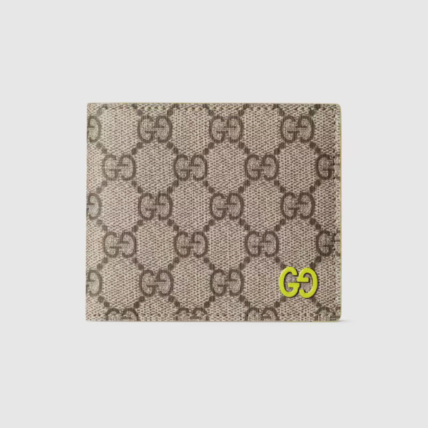 ACID GREEN INTERIOR GG BI-FOLD WALLET