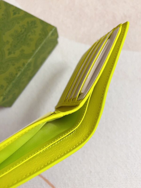 ACID GREEN INTERIOR GG BI-FOLD WALLET