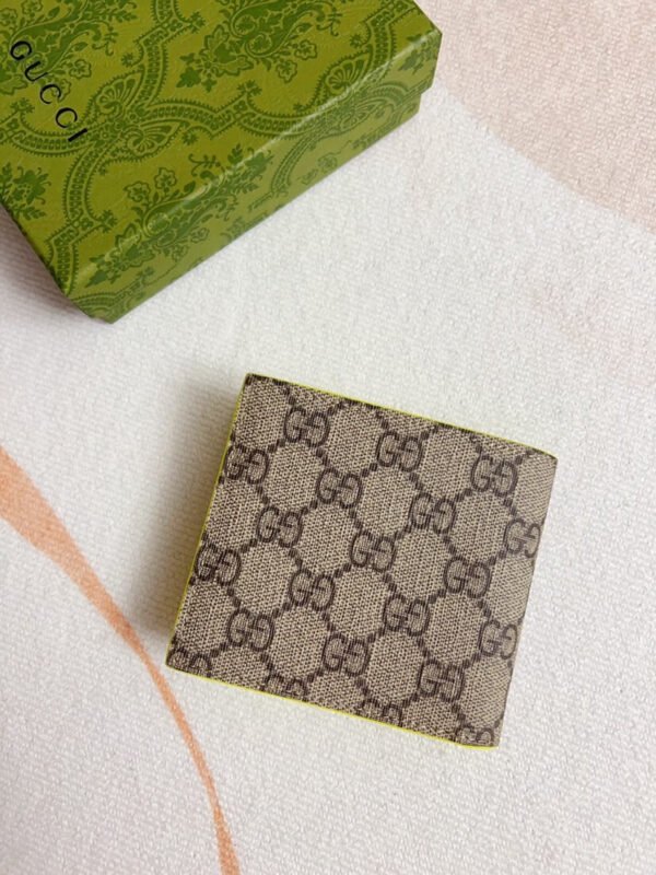 ACID GREEN INTERIOR GG BI-FOLD WALLET