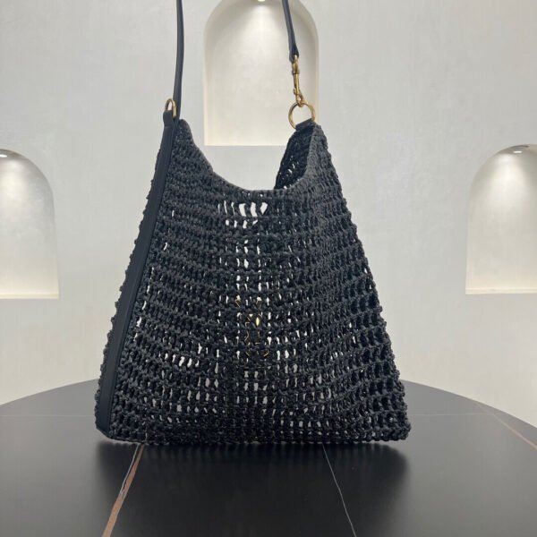 OXALIS BAG IN RAFFIA MACRAMÉ
