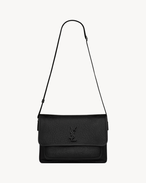 NIKI MESSENGER IN GRAINED LEATHER