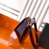 MINI VOLTAIRE TOP HANDLE BAG IN PATENT LEATHER