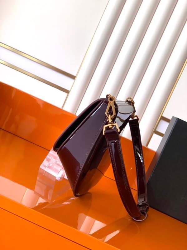 MINI VOLTAIRE TOP HANDLE BAG IN PATENT LEATHER