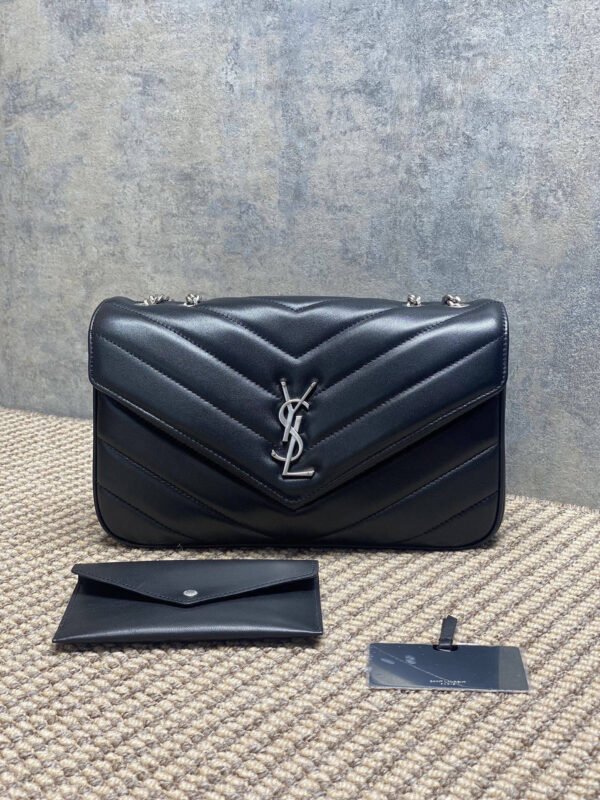 LOULOU MEDIUM IN MATELASSÉ LAMBSKIN