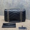 LOULOU MEDIUM IN MATELASSÉ LAMBSKIN