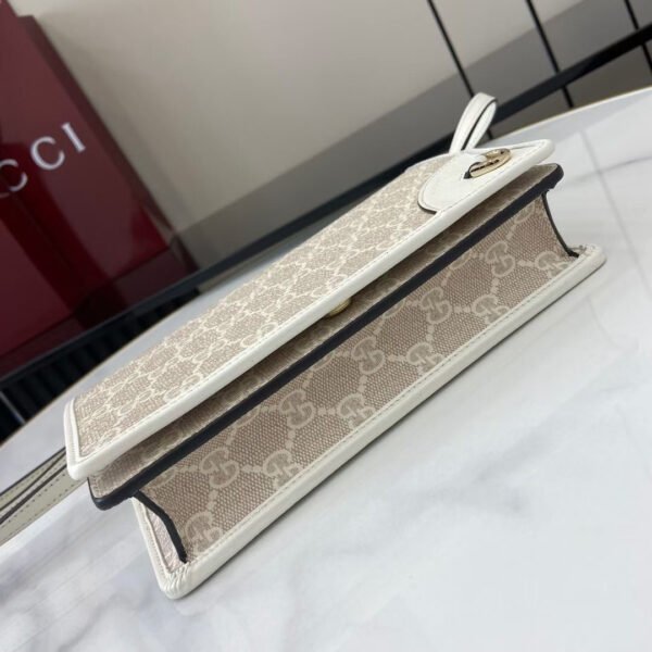 GG EMBLEM WALLET WITH LEATHER STRAP