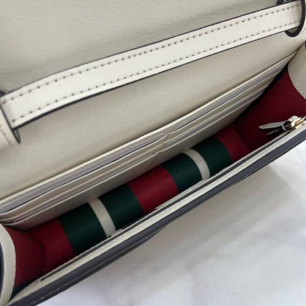 GG EMBLEM WALLET WITH LEATHER STRAP