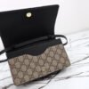 GG EMBLEM WALLET WITH LEATHER STRAP