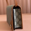 GG EMBLEM WALLET WITH LEATHER STRAP