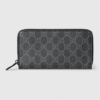 GG EMBLEM ZIP AROUND WALLET