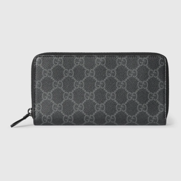 GG EMBLEM ZIP AROUND WALLET