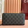 GG EMBLEM ZIP AROUND WALLET
