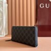 GG EMBLEM ZIP AROUND WALLET