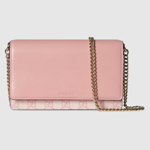 GG EMBLEM WALLET ON CHAIN