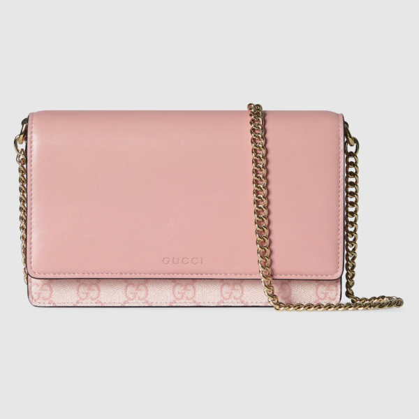 GG EMBLEM WALLET ON CHAIN