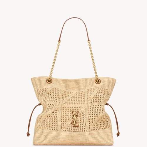 JAMIE SHOPPING IN RAFFIA