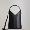 Y TOP-HANDLE BUCKET IN LEATHER