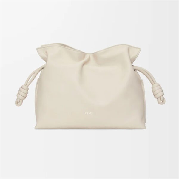 Medium Flamenco clutch in nappa calfskin