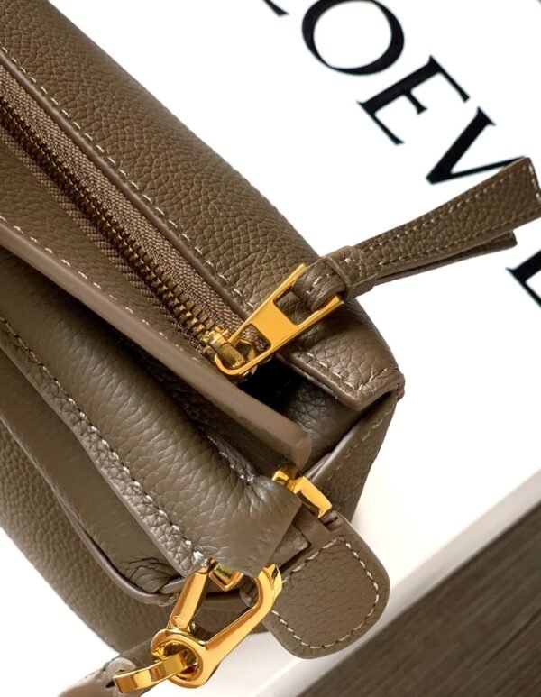 Mini Puzzle Edge bag in soft grained calfskin