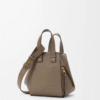 Compact Hammock bag in soft grained calfskin