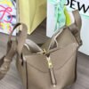 Compact Hammock bag in soft grained calfskin