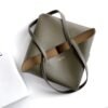 Medium Puzzle Fold tote in shiny calfskin