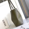 Medium Puzzle Fold tote in shiny calfskin