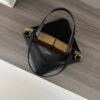 Mini Puzzle Fold tote in shiny calfskin