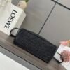 Small LOEWE Font tote in raffia
