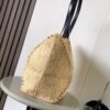Medium Puzzle Fold tote in raffia