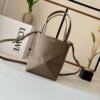 Mini Puzzle Fold tote in soft grained calfskin