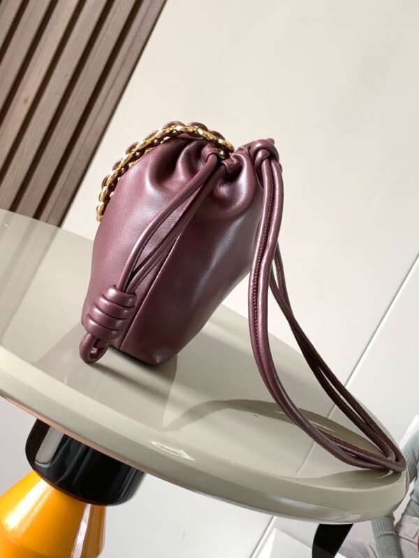 Mini Flamenco purse in mellow nappa lambskin