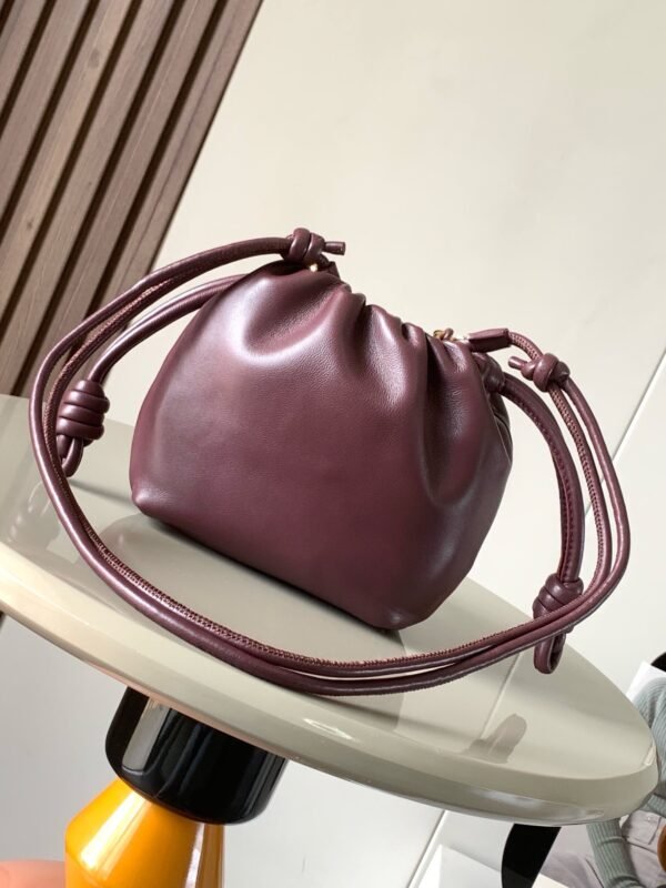 Mini Flamenco purse in mellow nappa lambskin