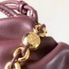 Mini Flamenco purse in mellow nappa lambskin
