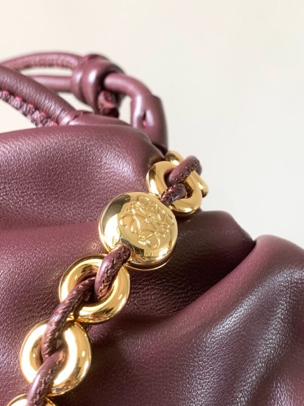 Mini Flamenco purse in mellow nappa lambskin