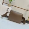 Medium Pebble messenger bag in supple grained calfskin