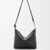 Puzzle Fold pouch in shiny nappa calfskin