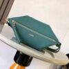 Puzzle Fold pouch in shiny nappa calfskin