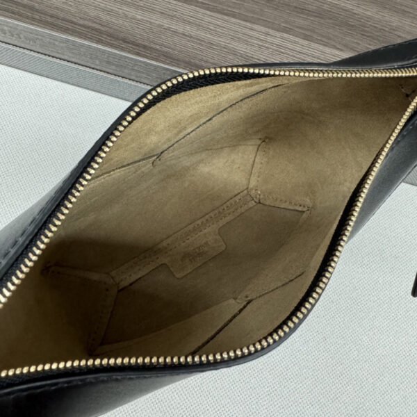 Puzzle Fold pouch in shiny nappa calfskin