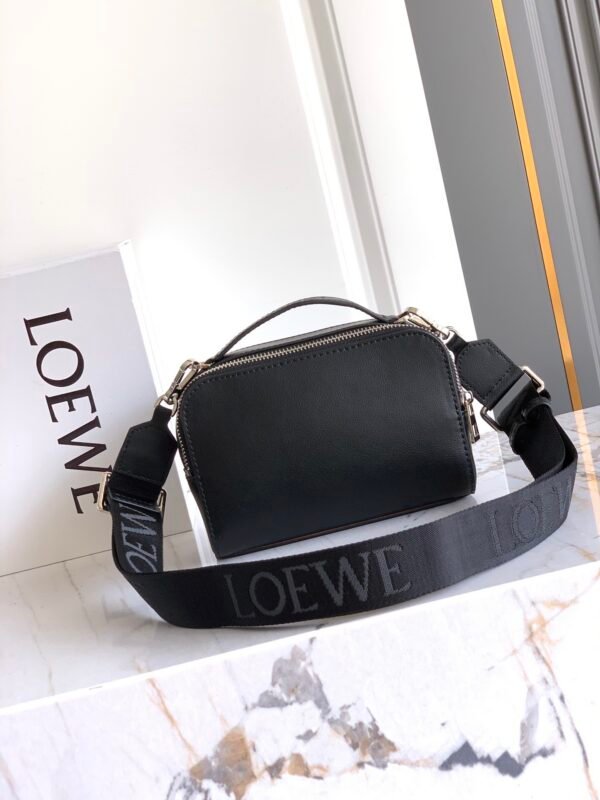 Mini crossbody camera bag in satin calfskin