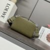 Mini crossbody camera bag in soft grained calfskin