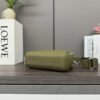 Mini crossbody camera bag in soft grained calfskin