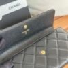 CHANEL  Caviar Quilted Large Gusset Flap Wallet